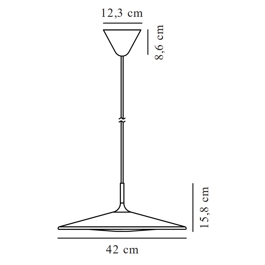 Nordlux - Lámpara de araña LED regulable BALANCE LED/13W/230V 2700K diá. 42 cm negro