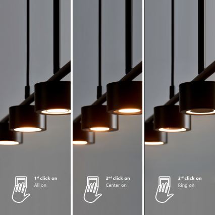 Nordlux - Lámpara de araña LED regulable CLYDE 4xLED/4W/230V