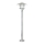 Nordlux - Lámpara de exterior AGGER 1xE27/60W/230V IP54, plateada, 83 cm