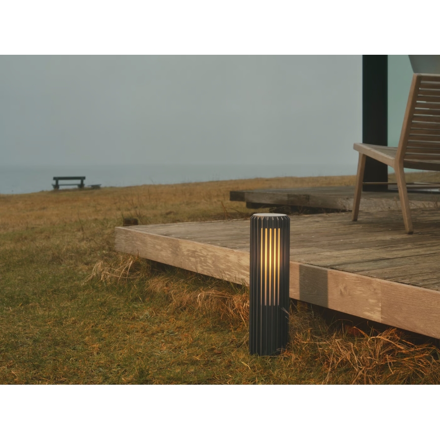 Nordlux - Lámpara de exterior ALUDRA 1xE27/15W/230V IP44 antracita 45,4 cm