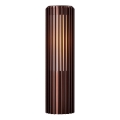 Nordlux - Lámpara de exterior ALUDRA 1xE27/15W/230V IP44 marrón 45,4 cm