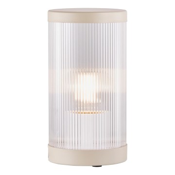 Nordlux - Lámpara de mesa de exterior COUPAR 1xE27/25W/230V IP54 beige