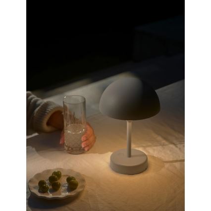 Nordlux - Lámpara de sobremesa LED recargable y regulable para exterior ELLEN LED/2,8W/3,7V 2200 mAh IP44 gris