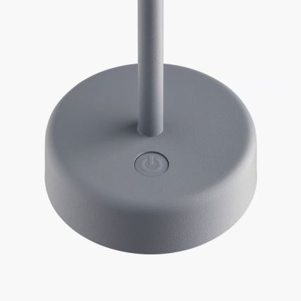 Nordlux - Lámpara de sobremesa LED recargable y regulable para exterior ELLEN LED/2,8W/3,7V 2200 mAh IP44 gris