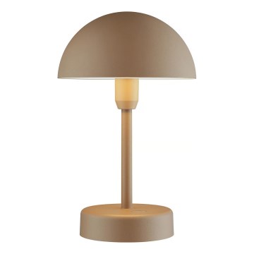 Nordlux - Lámpara de mesa LED recargable y regulable para exterior ELLEN ELLEN LED/2,8W/3,7V 2200 mAh IP44 marrón