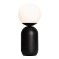 Nordlux - Lámpara de mesa NOTTI 1xE14/25W/230V negro