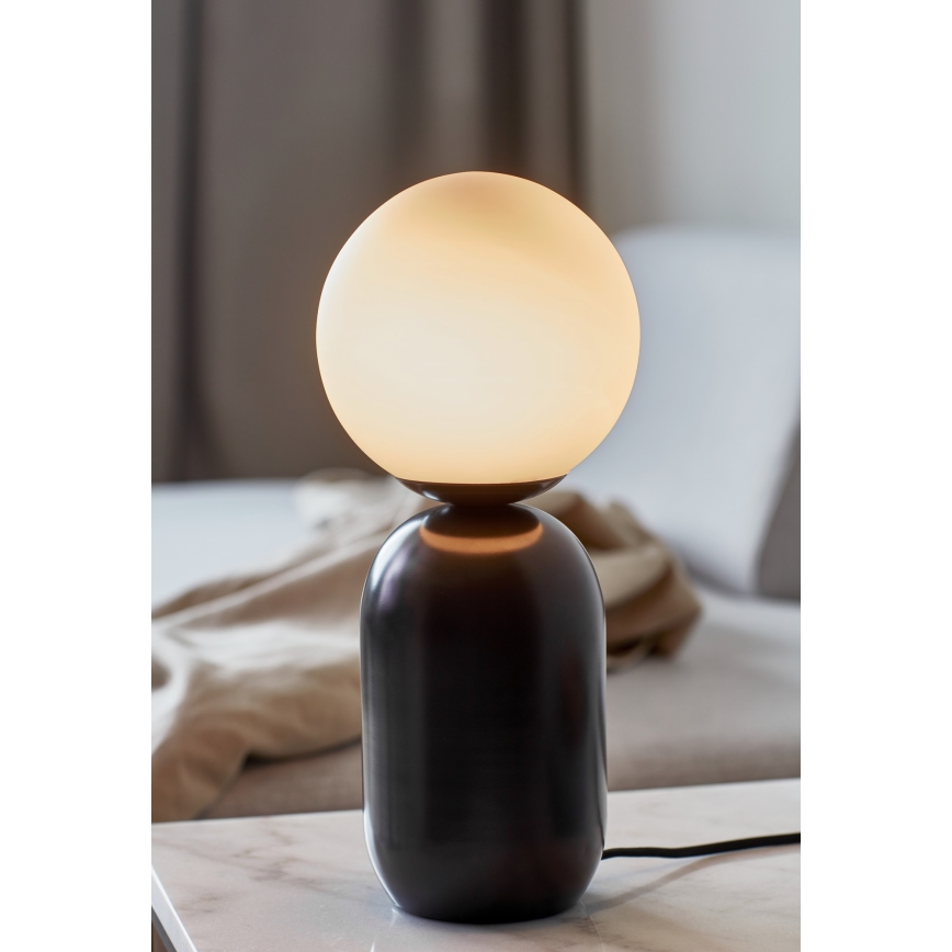 Nordlux - Lámpara de mesa NOTTI 1xE14/25W/230V negro