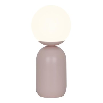 Nordlux - Lámpara de mesa NOTTI 1xE14/25W/230V rosa