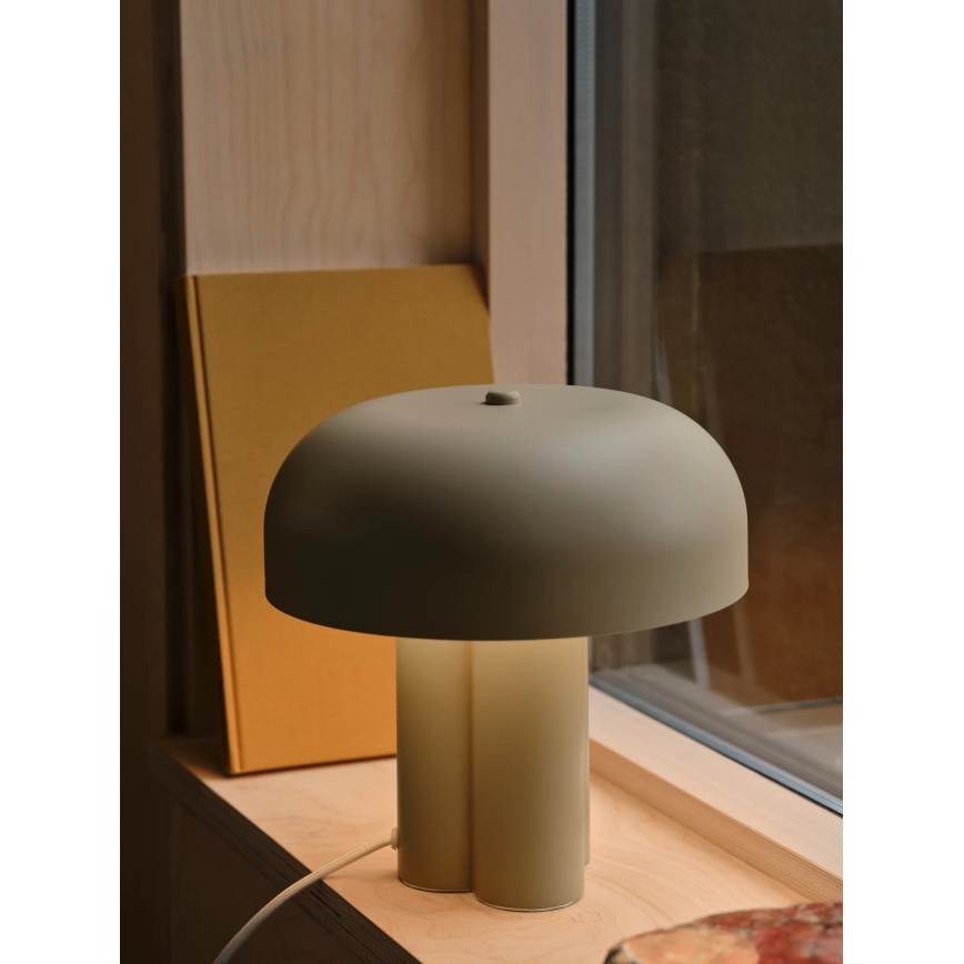 Nordlux - Lámpara de mesa SANDRO 1xE27/15W/230V marrón