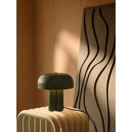 Nordlux - Lámpara de mesa SANDRO 1xE27/15W/230V verde