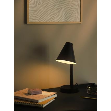 Nordlux - Lámpara de mesa WILMER 1xE14/40W/230V negra