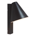 Nordlux - Lámpara de pared con USB WILMER 1xE14/40W/230V negra