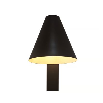 Nordlux - Lámpara de pared con USB WILMER 1xE14/40W/230V negra