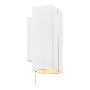 Nordlux - Lámpara de pared LED regulable CURTIZ 2xLED/4,5W/230V blanca