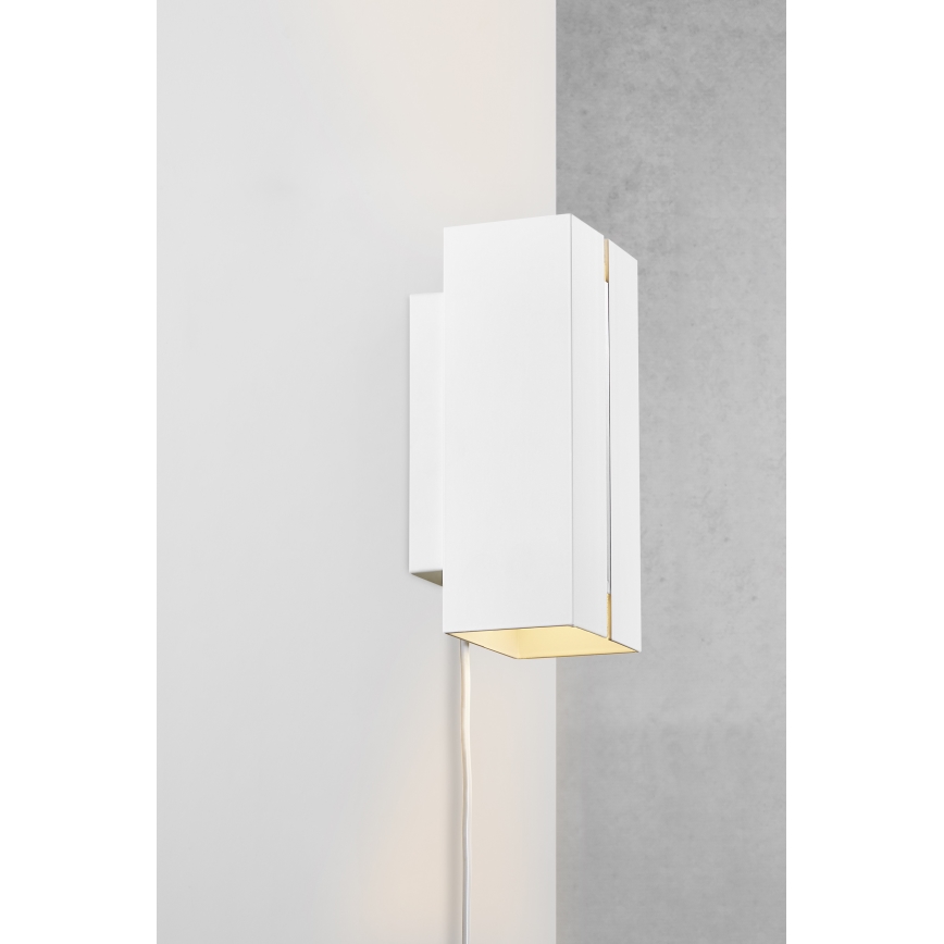 Nordlux - Lámpara de pared LED regulable CURTIZ 2xLED/4,5W/230V blanca