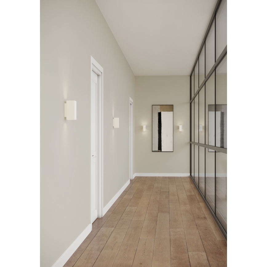 Nordlux - Lámpara de pared LED regulable CURTIZ 2xLED/4,5W/230V blanca