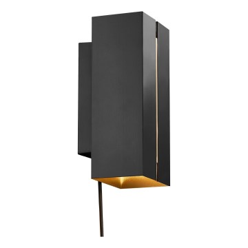 Nordlux - Lámpara de pared LED regulable CURTIZ 2xLED/4,5W/230V negra