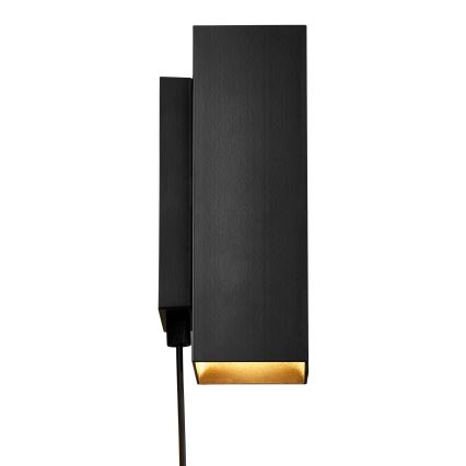 Nordlux - Lámpara de pared LED regulable CURTIZ 2xLED/4,5W/230V negra