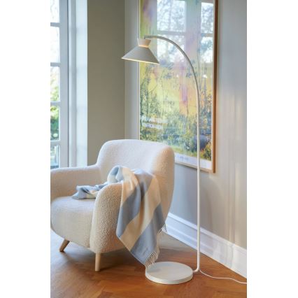 Nordlux - Lámpara de pie DIAL 1xE27/10W/230V blanca 150 cm