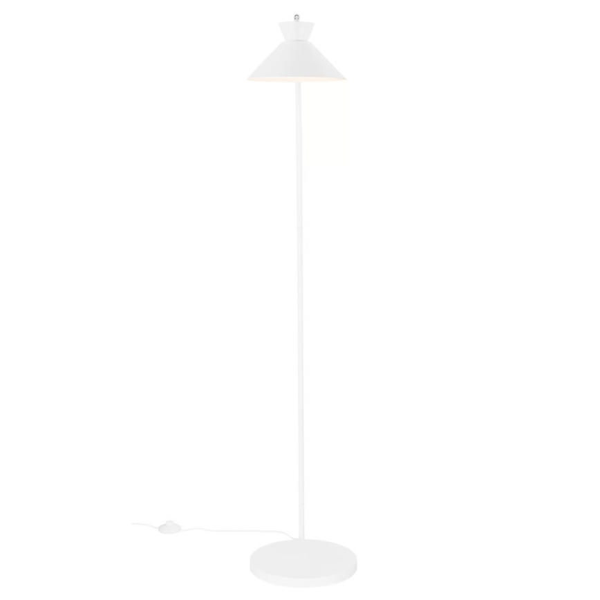 Nordlux - Lámpara de pie DIAL 1xE27/10W/230V blanca 150 cm