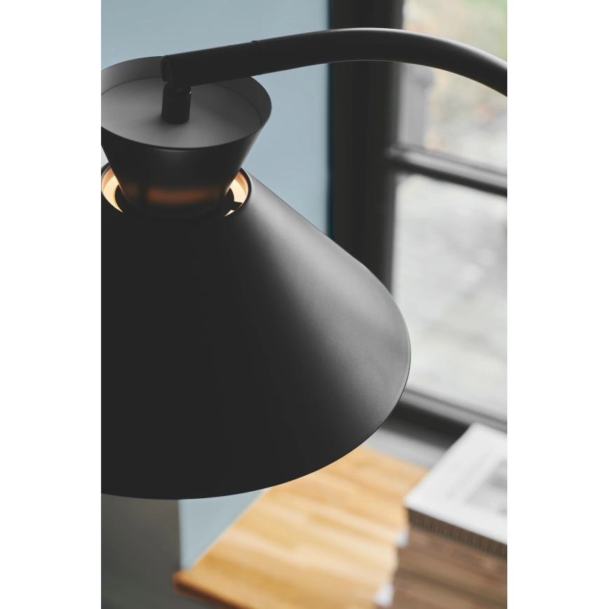 Nordlux - Lámpara de pie DIAL 1xE27/10W/230V negra 150 cm