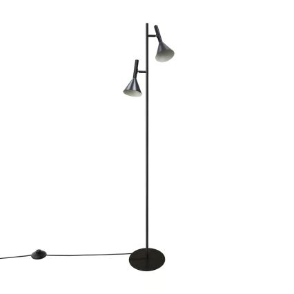 Nordlux - Lámpara de pie KELVIS 2xGU10/12W/230V negra