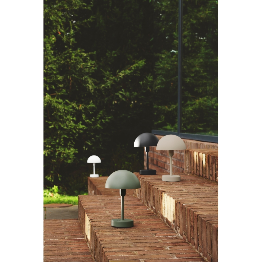 Nordlux - Lámpara de mesa LED recargable y regulable para exterior ELLEN LED/2,8W/3,7V 2200 mAh IP44 negra