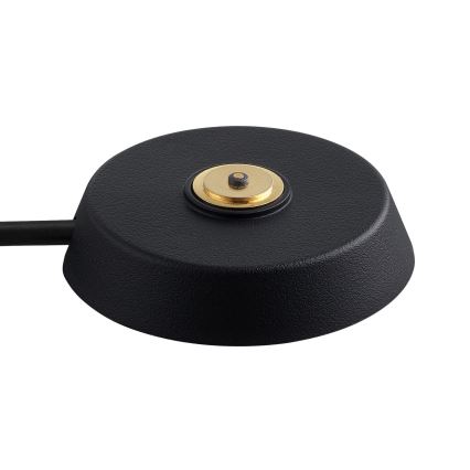 Nordlux - Lámpara de mesa LED recargable y regulable para exterior ELLEN LED/2,8W/3,7V 2200 mAh IP44 negra