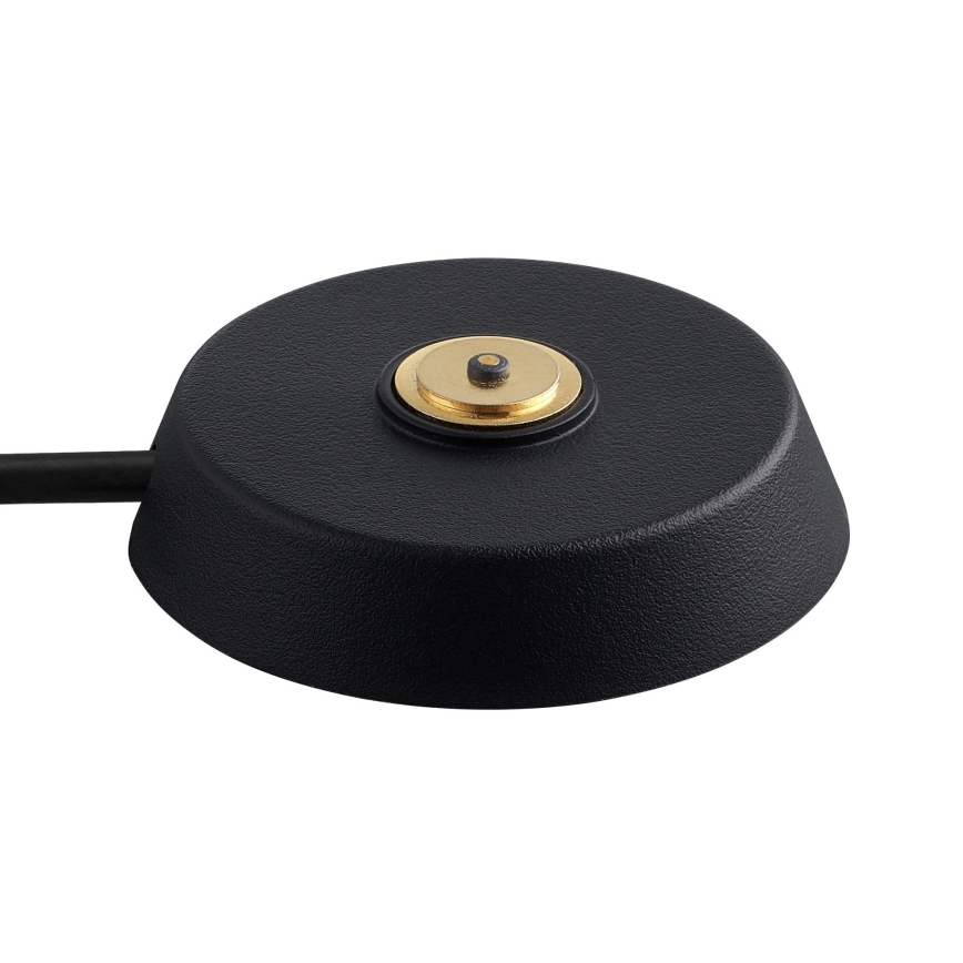 Nordlux - Lámpara de mesa LED recargable y regulable para exterior ELLEN LED/2,8W/3,7V 2200 mAh IP44 negra