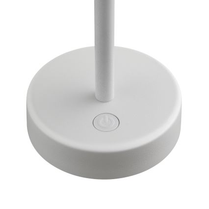 Nordlux - Lámpara de sobremesa exterior recargable LED regulable ELLEN, 2,8 W / 3,7 V, 2200 mAh, IP44, blanca