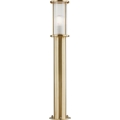 Nordlux - Lámpara exterior LINTON 1xE27/15W/230V IP54 latón 80 cm