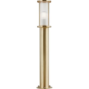 Nordlux - Lámpara exterior LINTON 1xE27/15W/230V IP54 latón 80 cm