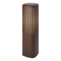 Nordlux - Lámpara exterior SIDARA 1xE27/15W/230V IP44 45 cm marrón