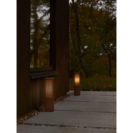 Nordlux - Lámpara exterior SIDARA 1xE27/15W/230V IP44 45 cm marrón