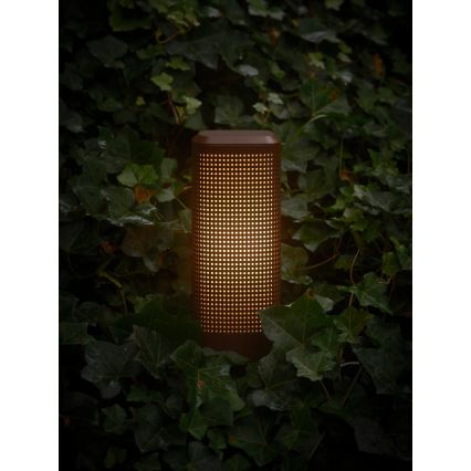 Nordlux - Lámpara exterior SIDARA 1xE27/15W/230V IP44 45 cm marrón
