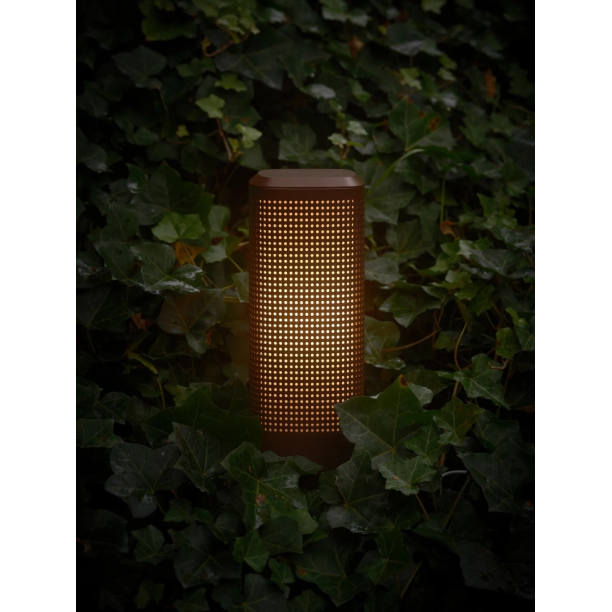 Nordlux - Lámpara exterior SIDARA 1xE27/15W/230V IP44 45 cm marrón