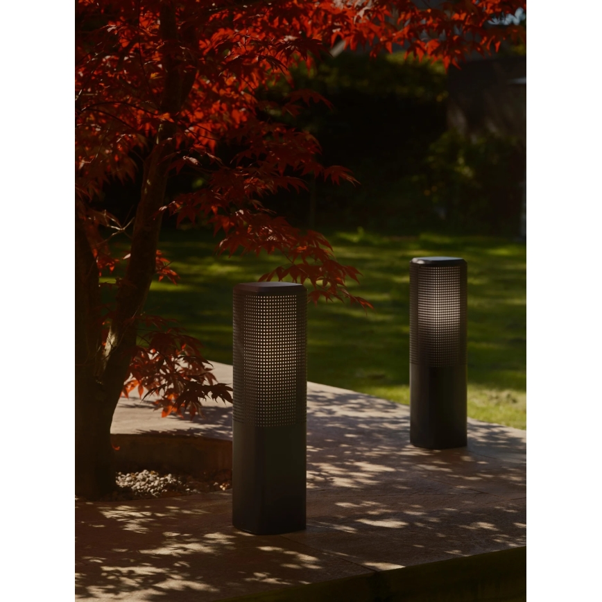 Nordlux - Lámpara exterior SIDARA 1xE27/15W/230V IP44 45 cm negra