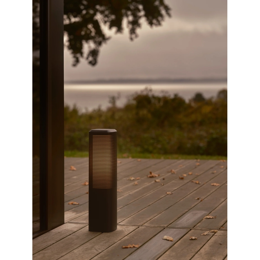 Nordlux - Lámpara exterior SIDARA 1xE27/15W/230V IP44 45 cm negra