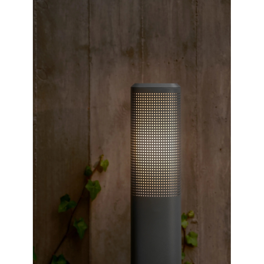 Nordlux - Lámpara exterior SIDARA 1xE27/15W/230V IP44 95 cm antracita