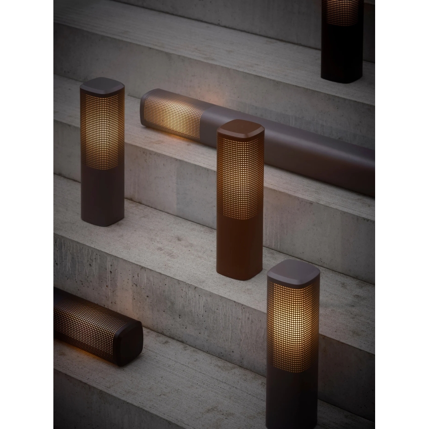 Nordlux - Lámpara exterior SIDARA 1xE27/15W/230V IP44 95 cm marrón