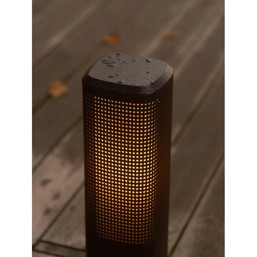 Nordlux - Lámpara exterior SIDARA 1xE27/15W/230V IP44 95 cm negra