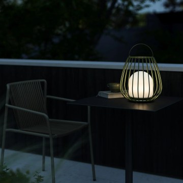 Nordlux - Lámpara LED portátil regulable para exterior JIM TO-GO LED/3W/3,7V IP54 5000 mAh verde