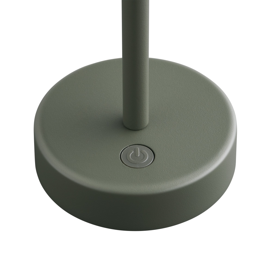 Nordlux - Lámpara de sobremesa recargable y regulable para exterior ELLEN LED/2,8W/3,7V 2200 mAh IP44 verde
