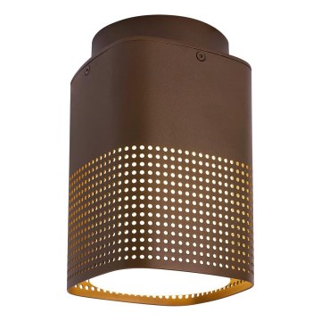 Nordlux - Luminaria de techo para exterior SIDARA 1xE27/15W/230V IP54 marrón