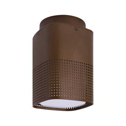 Nordlux - Luminaria de techo para exterior SIDARA 1xE27/15W/230V IP54 marrón