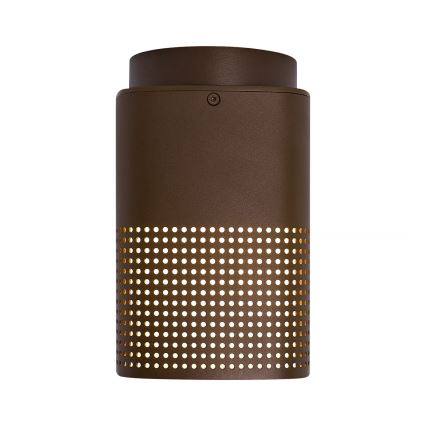 Nordlux - Luminaria de techo para exterior SIDARA 1xE27/15W/230V IP54 marrón