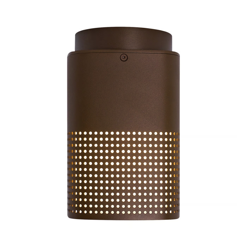 Nordlux - Luminaria de techo para exterior SIDARA 1xE27/15W/230V IP54 marrón