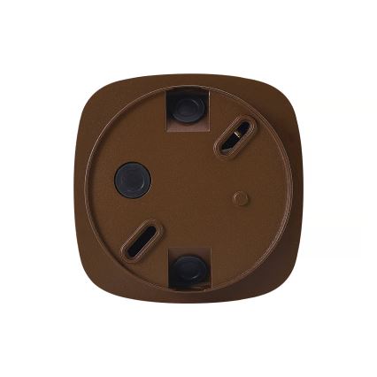 Nordlux - Luminaria de techo para exterior SIDARA 1xE27/15W/230V IP54 marrón