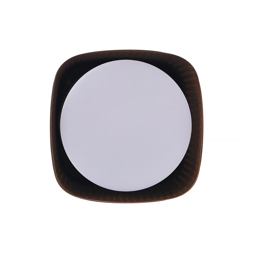 Nordlux - Luminaria de techo para exterior SIDARA 1xE27/15W/230V IP54 marrón
