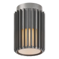 Nordlux - Plafón de exterior ALUDRA 1xE27/15W/230V diá. 12,4 cm antracita